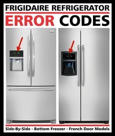 Erori la frigider: tabel, coduri de probleme, reparații