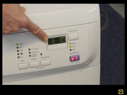 Codes d'erreur des machines à laver Ardo