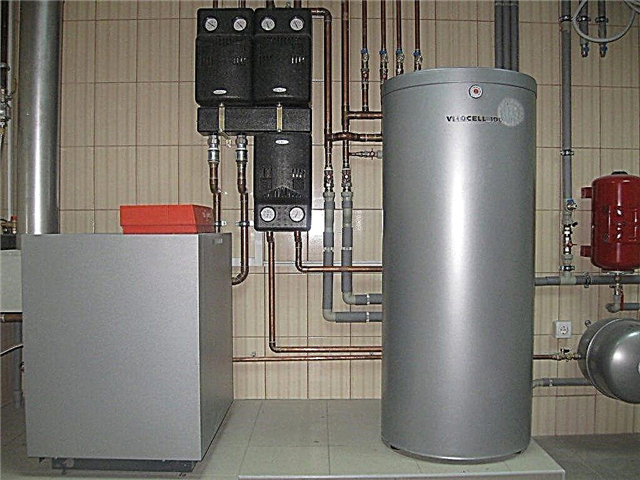 The device and principle of operation of the indirect heating boiler