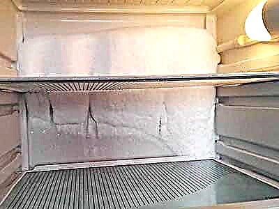 Led na zadnji steni zamrzne v hladilniku