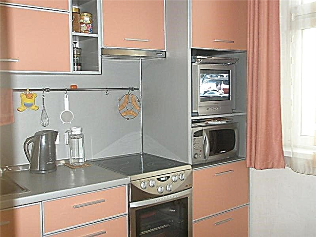 You can put the TV on the microwave in a small kitchen