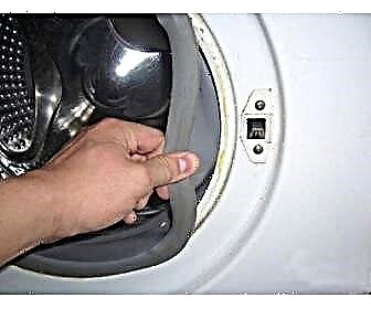 Wie man Gummiband auf eine Trommel einer Waschmaschine legt