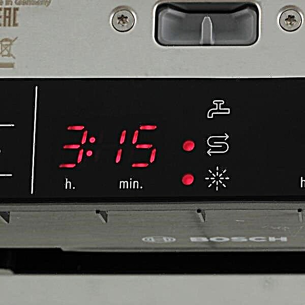 O que significam os indicadores da máquina de lavar louça Bosch?