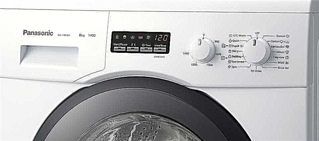 Códigos de erro da máquina de lavar roupa Panasonic