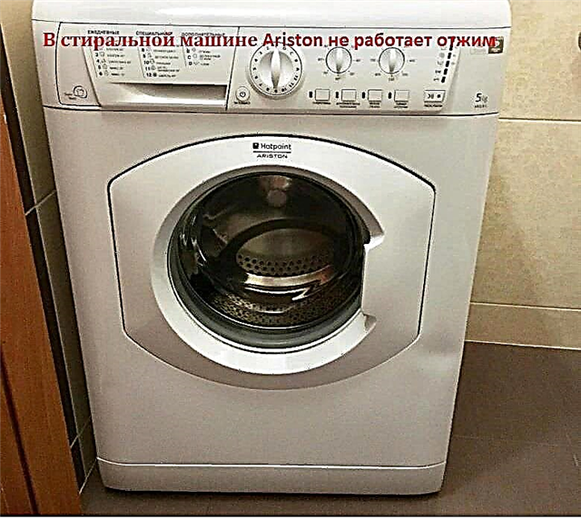 Ariston máquina de lavar roupa não torcer