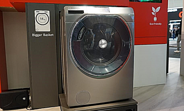 A máquina de lavar roupa AXI HOOVER, controlada por voz, aparecerá em breve na Rússia
