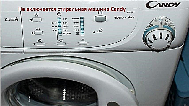 Candy veļas mašīna neieslēdzas