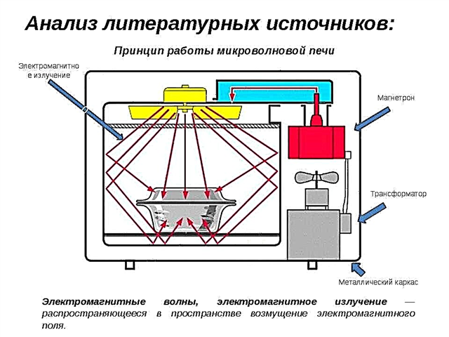 How the microwave works: the main nodes, the principle of operation