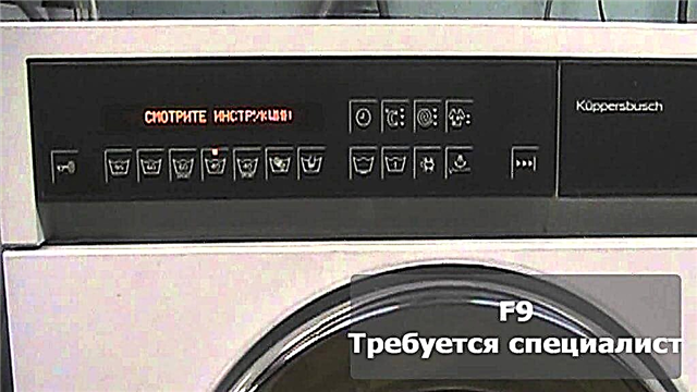 Códigos de erro máquinas de lavar roupa Kuppersbusch (Kuppersbush)