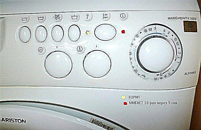 Erreur F10 dans la machine à laver d'Ariston