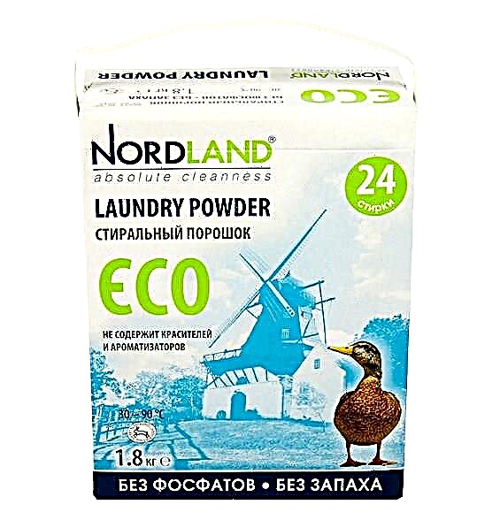Comparación de los polvos de lavado ECO Garden y Nordland ECO