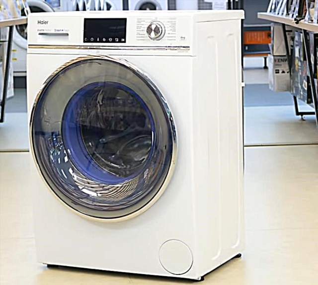 The first washer Haier made in Russia