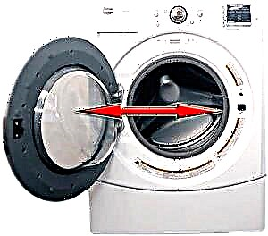 A porta da máquina de lavar não se abre: procure quebra