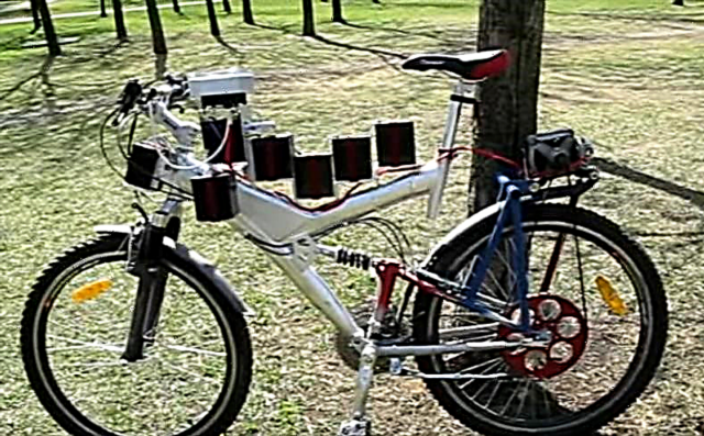 صنع دراجة كهربائية من غسالة