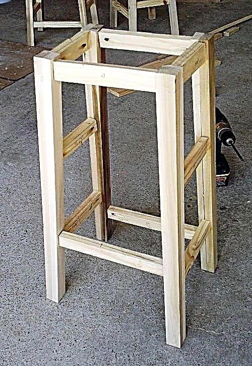 Want to make a bar stool with your own hands made of wood?