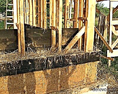 Casa de adobe de bricolaje hecha de arcilla y paja