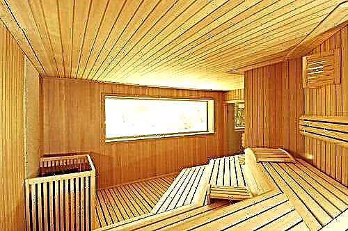 Forro de Abash para la decoración interior del baño y la sauna.