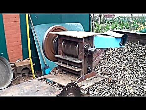 Garden shredder for grass and twigs: homemade crusher design, materials and assembly process