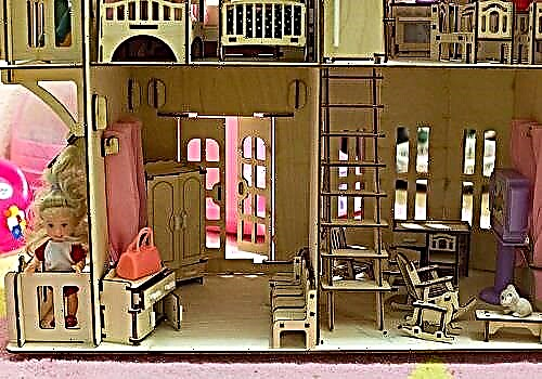 Casa de bonecas de madeira compensada do tipo bricolage: esquema, descrição do trabalho
