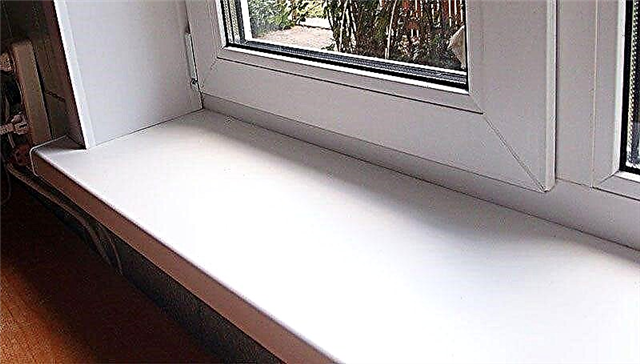 Wir verstehen die Arten von PVC-Fensterbänken und Installationsregeln gemäß GOST