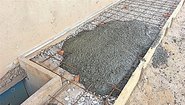 Izlijevanje betonske slijepe površine oko privatne kuće
