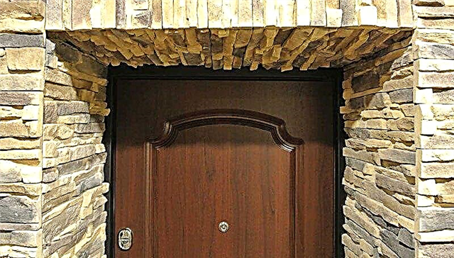 Finishing door and window slopes with decorative stone