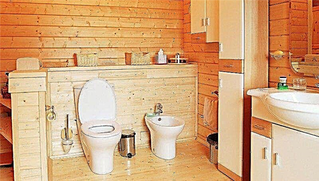 Como cobrir o chão do banheiro em uma casa de madeira