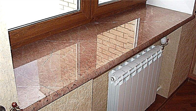 Features and installation of window sills made of artificial and natural stone