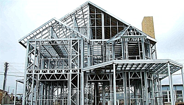 Technology for the construction of a frame house from a metal profile