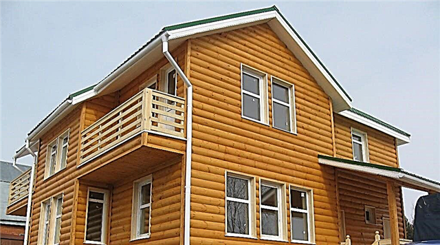 Acabamento exterior de uma casa de madeira
