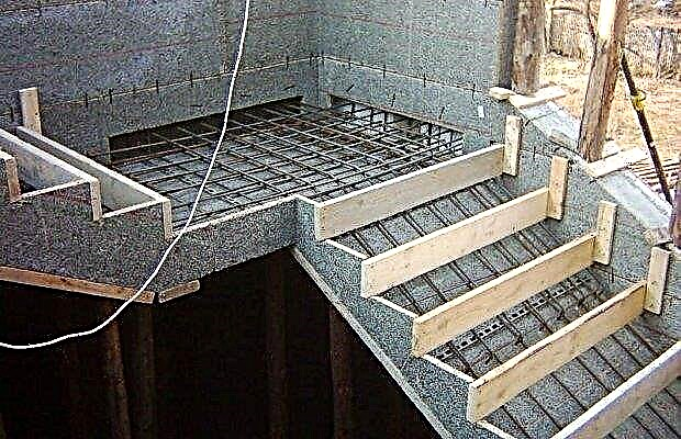 Coffrage à faire soi-même pour un escalier monolithique