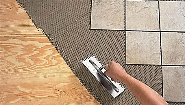 How to correctly put tiles on a wooden floor