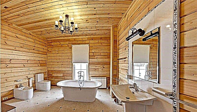How to make a bathroom in a house made of wood