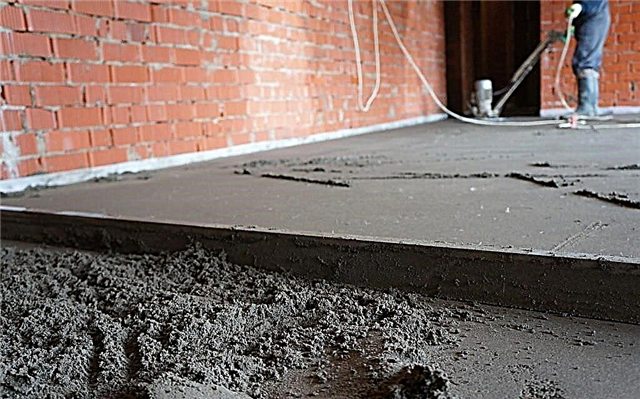 How to calculate the amount of cement and sand for screed?