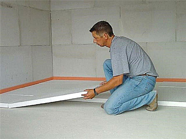 Instruction for floor heating at home with polystyrene foam