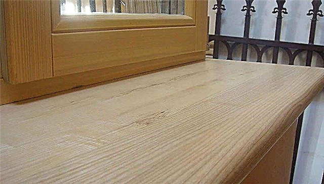 Production and proper installation of a wooden window sill