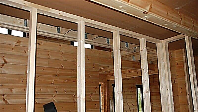 How to make internal partitions in a wooden house