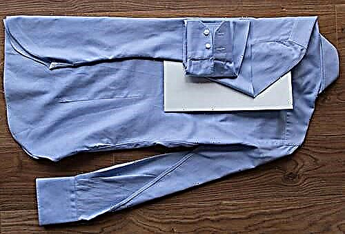 How to fold the shirt after ironing or neatly put the product in a suitcase?