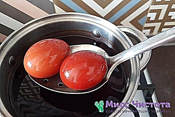 Дантела, петна, шарки - боядисвайте яйца с лук лук