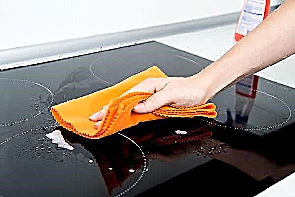 What tools can be used to clean the induction panel?